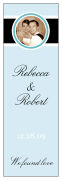 Simple Portrait Vertical Tall Rectangle Wine Wedding Label